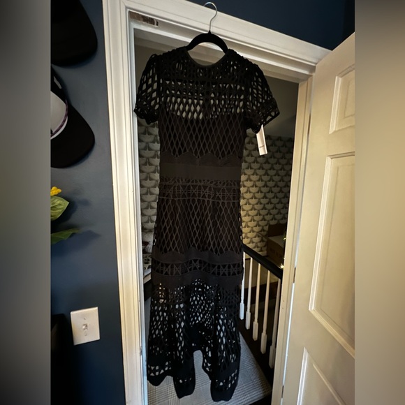 Self Portrait Cutwork Layered dress size 0 NWT - Picture 8 of 11
